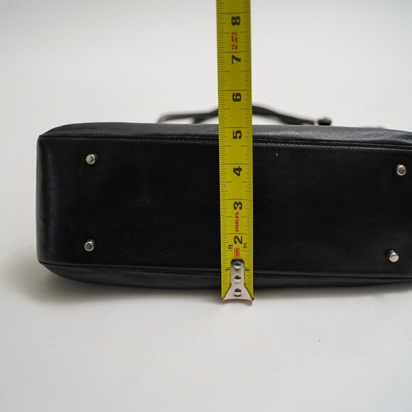 Vintage Anya Hindmarch Leather Flap Should Bag With Perforated Logo - Picture 8 of 9